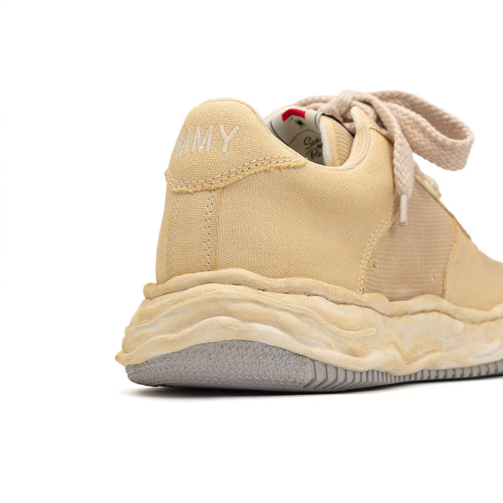 Maison MIHARA YASUHIRO | WAYNE OG Sole OD Canvas & Mesh Low-Top Sneaker 'White' - Image 8