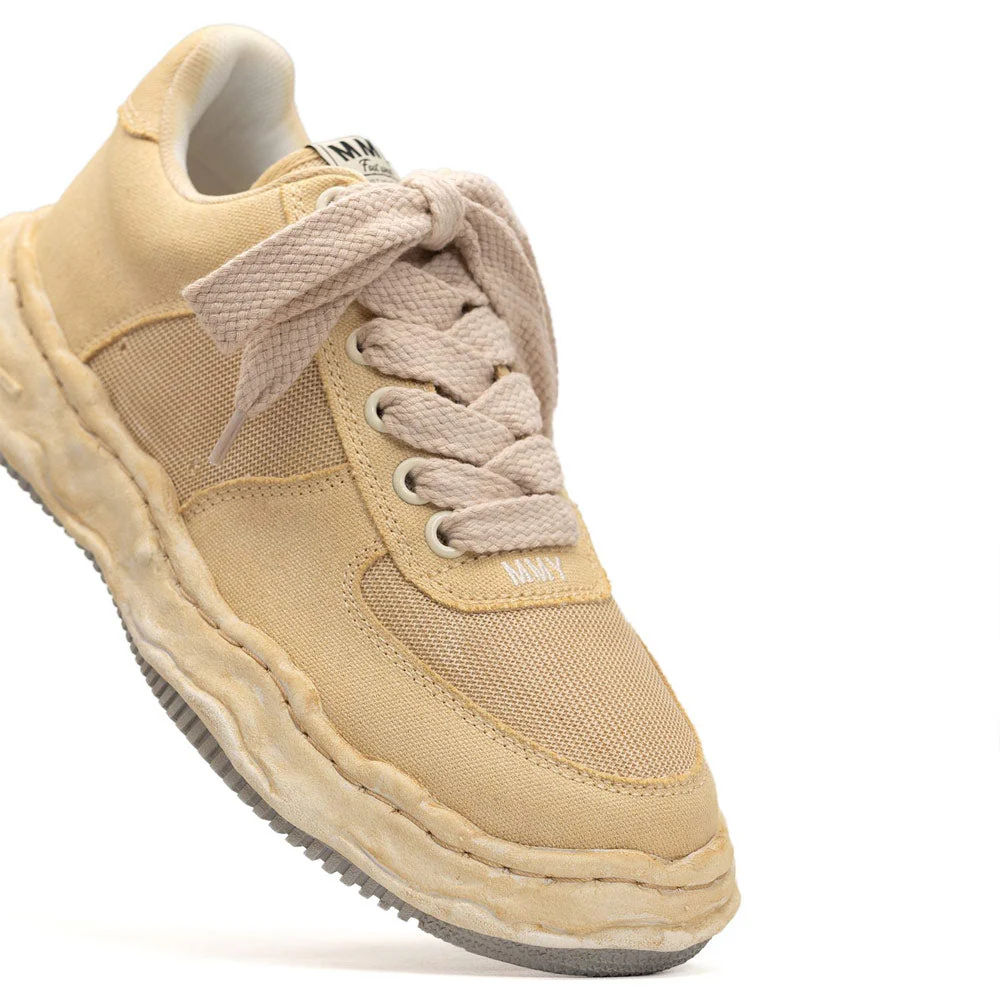 Maison MIHARA YASUHIRO | WAYNE OG Sole OD Canvas & Mesh Low-Top Sneaker 'White' - Image 9