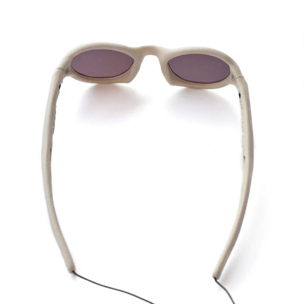 Weekends x Abicsi x Rayon Vert β Wormholes Sunglasses 'Mistery Sand / Pyrope Red' - Image 4