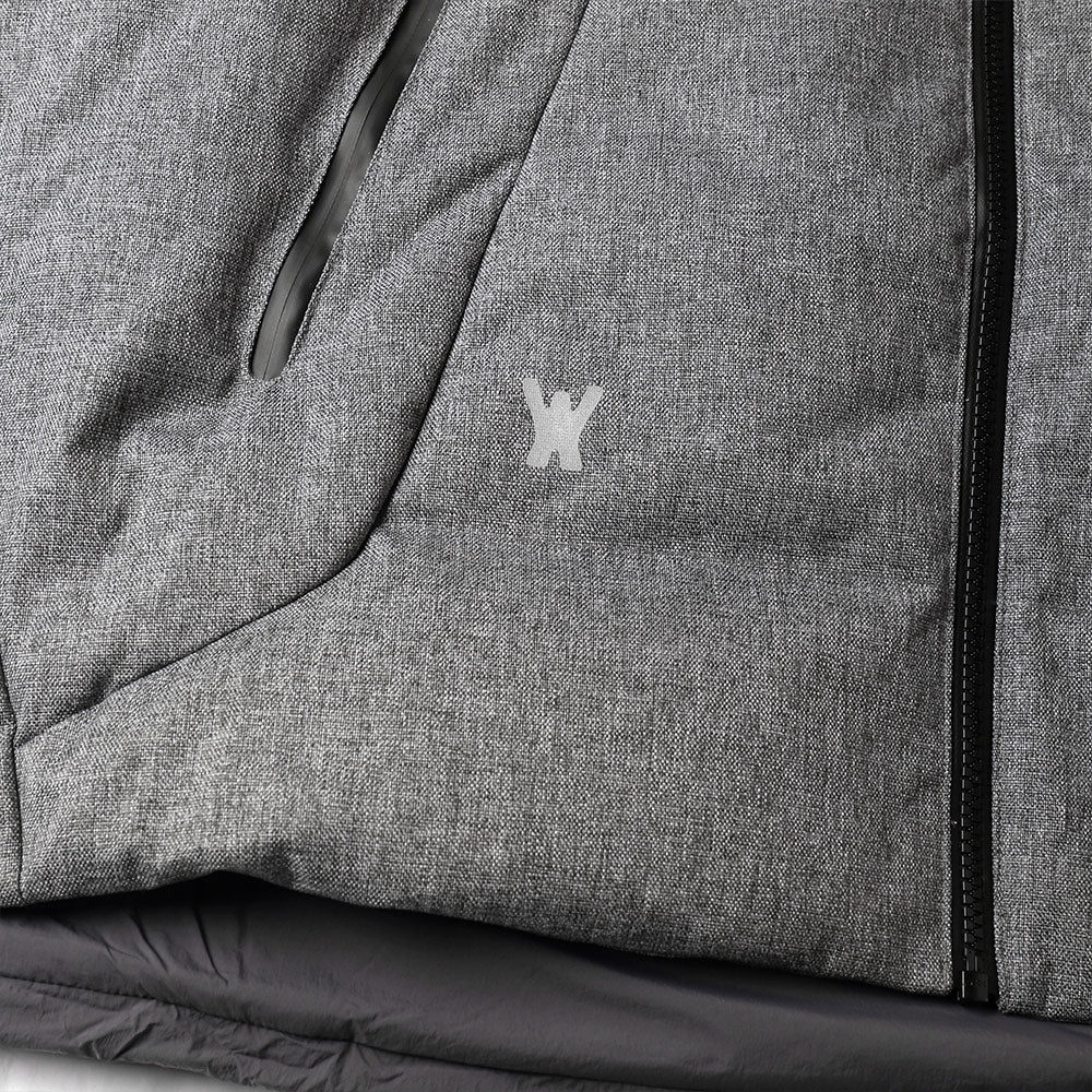 NīNEpointNīNE x Weekends Puffer Jacket 'Future Denim' - Image 7