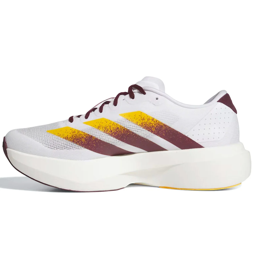 Ncaa x White Arizona ST Sun Devils Adizero EVO SL Shoes 'Cloud White / Team Maroon / Team Colleg Gold' - Image 5