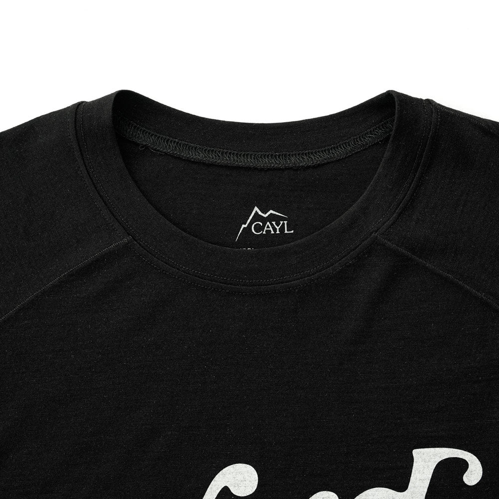 CayL | Wind Wool Short Sleeve 'Black' - Image 2