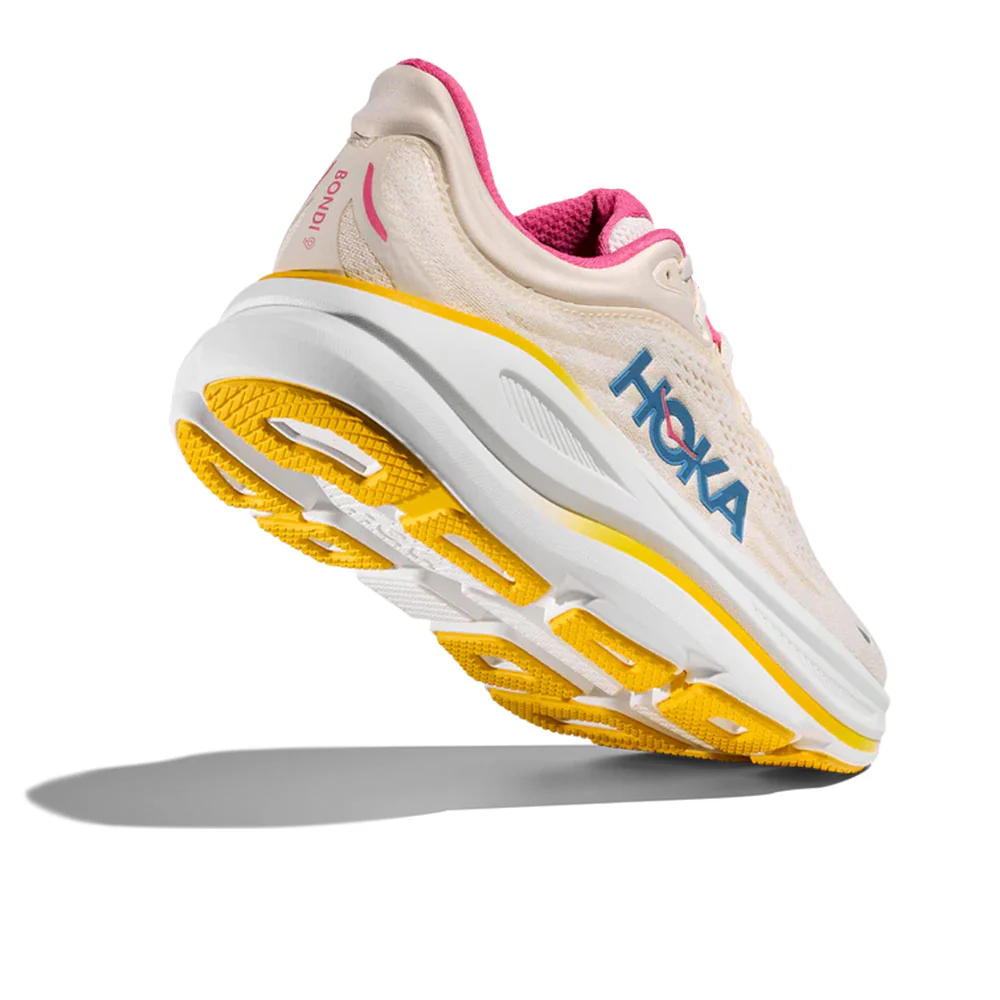 HOKA | Women's Bondi 9 Shoes 'Alabaster / Birch' - Image 4