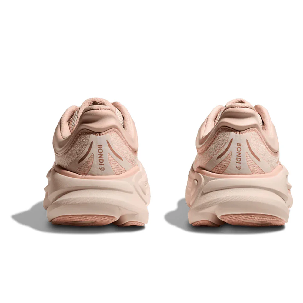 HOKA | Women's Bondi 9 Shoes 'Rose Latte / Rose Cream' - Image 5