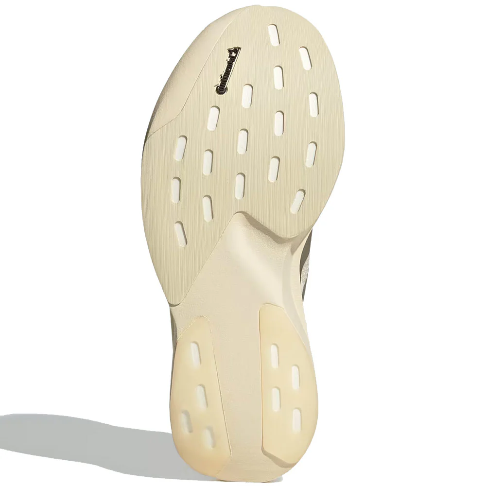 Adidas | Women's White Adizero EVO SL Shoes 'Wonder White / Cyber Metallic / Warm Vanilla' - Image 4