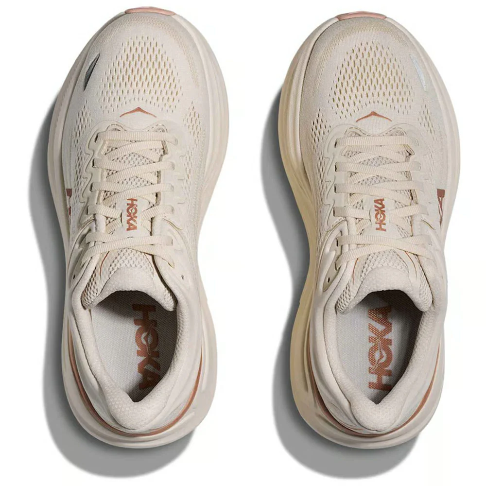 HOKA | Women's Bondi 9 'Oat Milk / Rose Gold' - Image 4