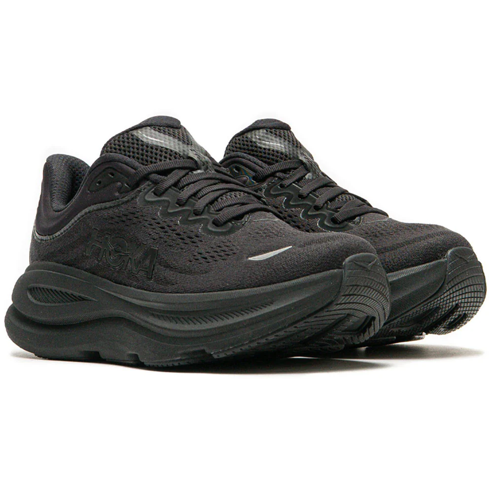 HOKA | Women's Bondi 9 Wide 'Black / Black' - Image 2