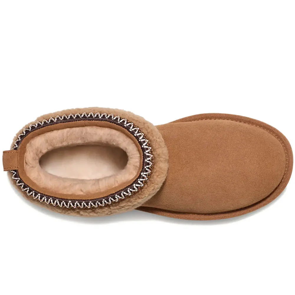 UGG | Women's Classic Ultra Mini Maxi Curly 'Chestnut' - Image 5