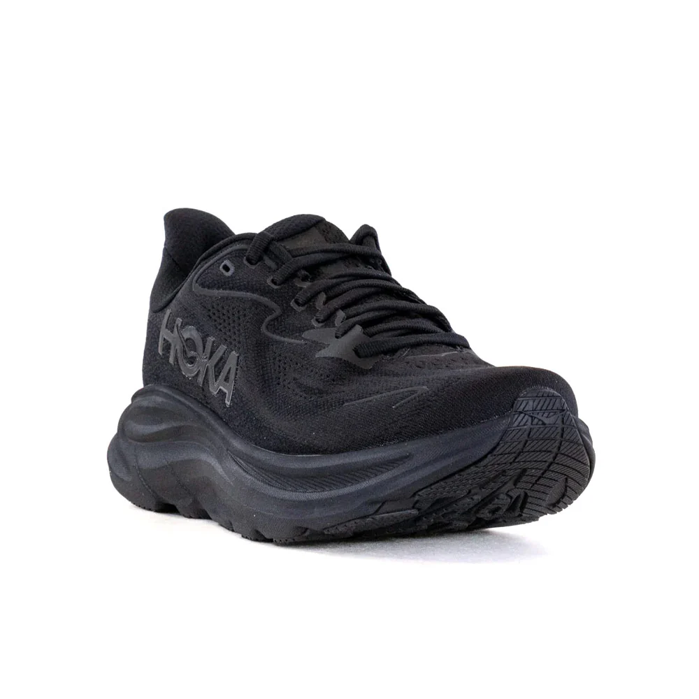 HOKA | Women's Clifton 10 Wide 'Black / Black' - Image 2