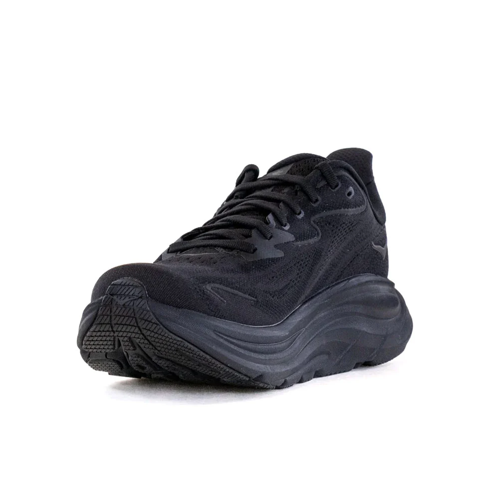 HOKA | Women's Clifton 10 Wide 'Black / Black' - Image 4