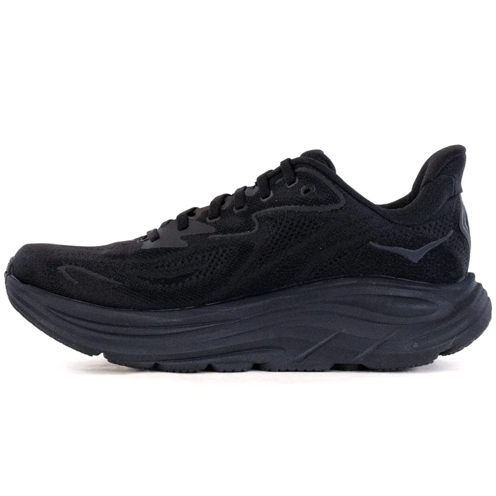 HOKA | Women's Clifton 10 Wide 'Black / Black' - Image 5