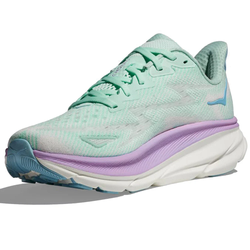 HOKA | Women's Clifton 9 Sneaker 'Sunlit Ocean / Lilac Mist' - Image 3