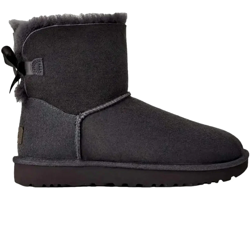 UGG | Women's Mini Bailey Bow II 'Obsidian'