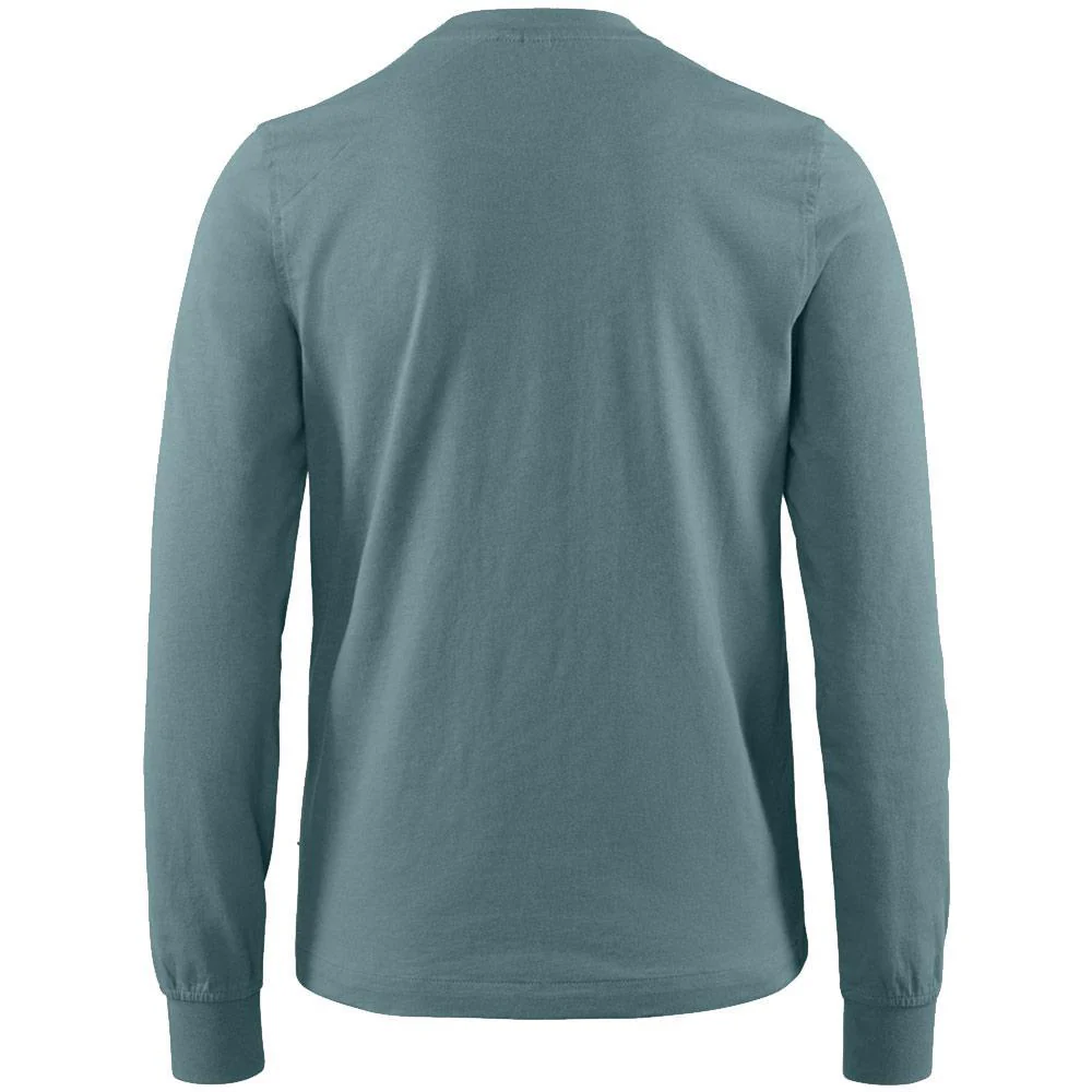 Klattermusen | Women's Root Logo LS Tee 'Frost Green' - Image 2