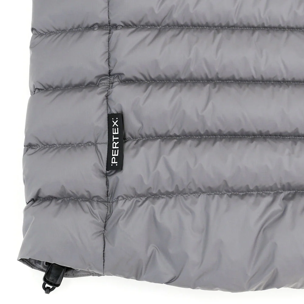 Zip Pocket Down Jacket in Grey - Image 4