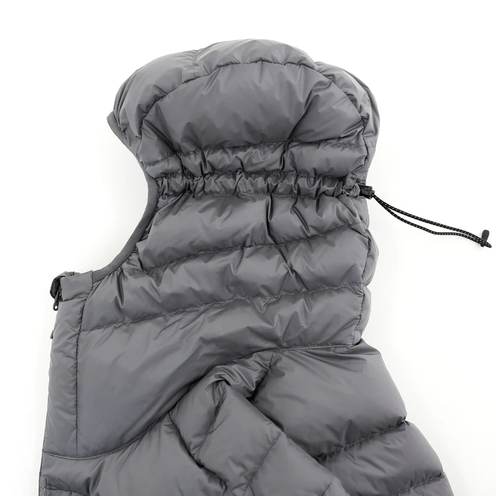 Zip Pocket Down Jacket in Grey - Image 5