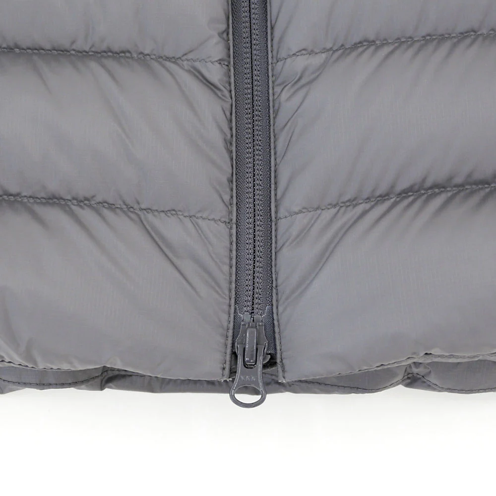 Zip Pocket Down Jacket in Grey - Image 7